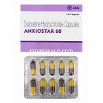 アンキシオスター60 Anxiostar60、ジェネリックシンバルタ、デュロキセチン60mg